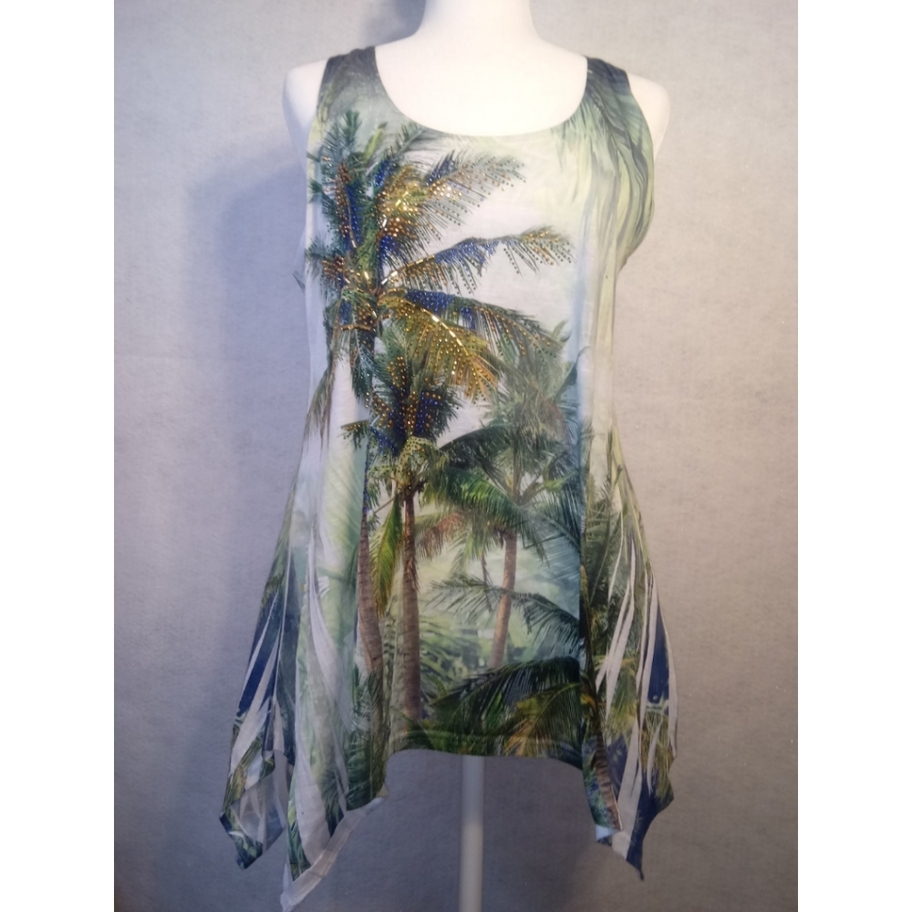 3d paradise tank top